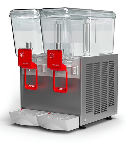 DISPENSADOR DE BEBIDAS  DELUXE 20 LITROS /2 TANQUES INOX UGOLINI