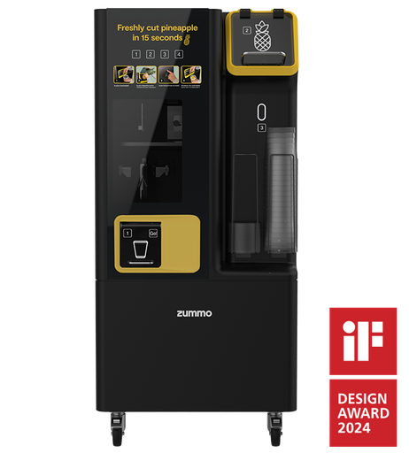 [EZM060927100637] PELADOR Y CORTADOR DE PIÑA SUPERAUTOMATICA Z26C-BL BLACK 110V-60HZ ZUMMO