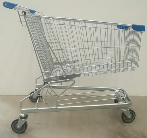 [EWZ001304090SS] CARRO METALICO BT90 WANZL AZUL SIN SILLA